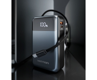 Vention Powerbank 20000mAh 65W z wbudowanym kablem USB-C - 1543388 - zdjęcie 2